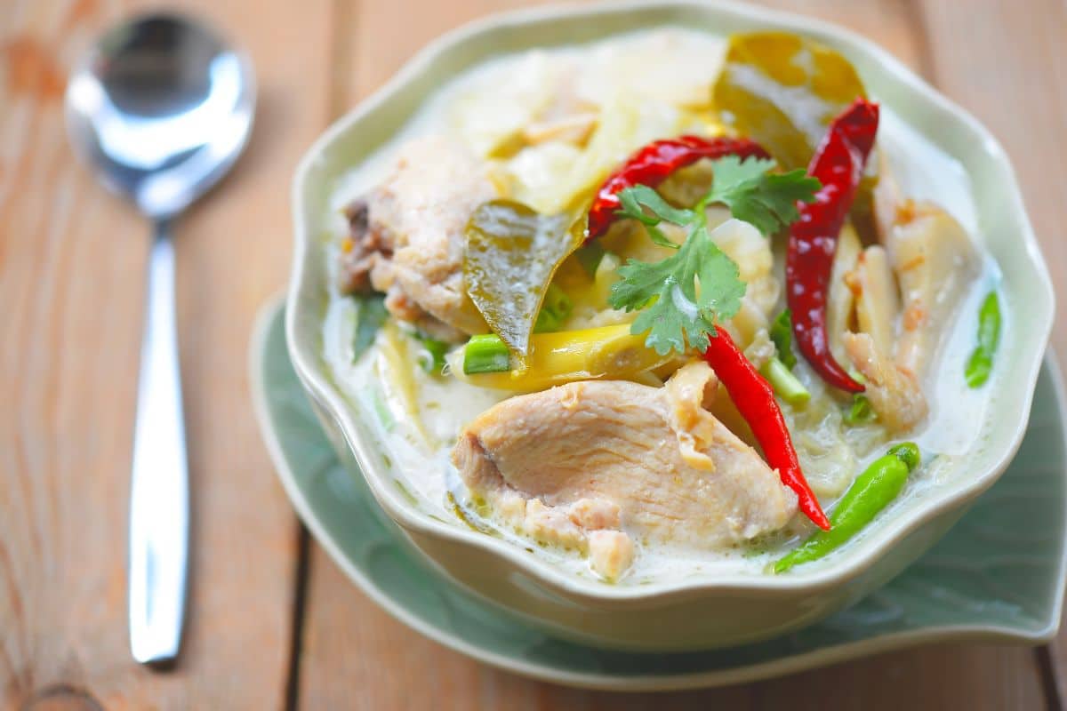 Recette de soupe Thaï poulet