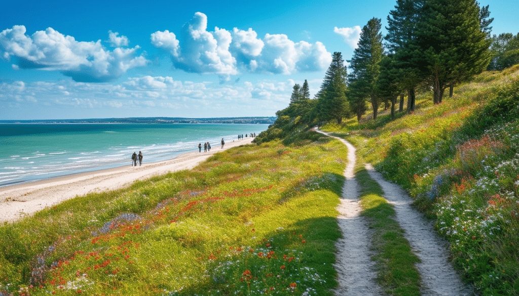 explorez les magnifiques sentiers de marche de l'île d'oléron, un véritable havre de paix pour les amoureux de la nature. entre dunes, forêts et côtes sauvages, aventurez-vous sur des parcours variés qui révèlent la beauté exceptionnelle de cette île. idéal pour les randonneurs débutants et expérimentés, chaque chemin vous promet une expérience inoubliable en pleine nature.