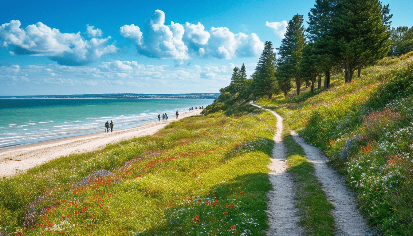 explorez les magnifiques sentiers de marche de l'île d'oléron, un véritable havre de paix pour les amoureux de la nature. entre dunes, forêts et côtes sauvages, aventurez-vous sur des parcours variés qui révèlent la beauté exceptionnelle de cette île. idéal pour les randonneurs débutants et expérimentés, chaque chemin vous promet une expérience inoubliable en pleine nature.